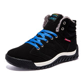 High-top warm and fleece cotton shoes - Dazpy