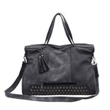 Retro Rivet one-shoulder Messenger Big Bag - Dazpy