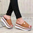 Thick-soled Red Fashion Slippers