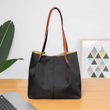 Large Capacity One-shoulder Casual Canvas Tote Bag Women's Shoulder Bag Waterproof Oxford Cloth - Dazpy