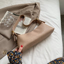 Simple Solid Color One-shoulder Messenger Women's Bag