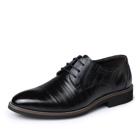 Men's Plus Size Formal Business Casual Leather Shoes - Dazpy