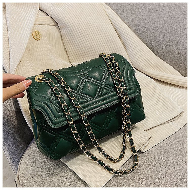 Cross-border Women's Bag Factory Direct Supply 2021 New TB Rhombus One-shoulder Crossbody Chain Women's Bag - Dazpy