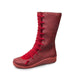 Long low-heel Martin boots - Dazpy