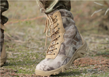 Python pattern desert tactical boots - Dazpy