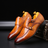 Business pointed leather shoes - Dazpy