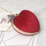 Heart-shaped hand holding chain bag - Dazpy