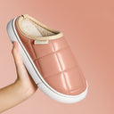 Winter Home Indoor  Couple Thick-soled  Plush Slippers