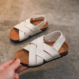 Summer Children's Cork Sandals Non-Slip Boy Shoes - Dazpy