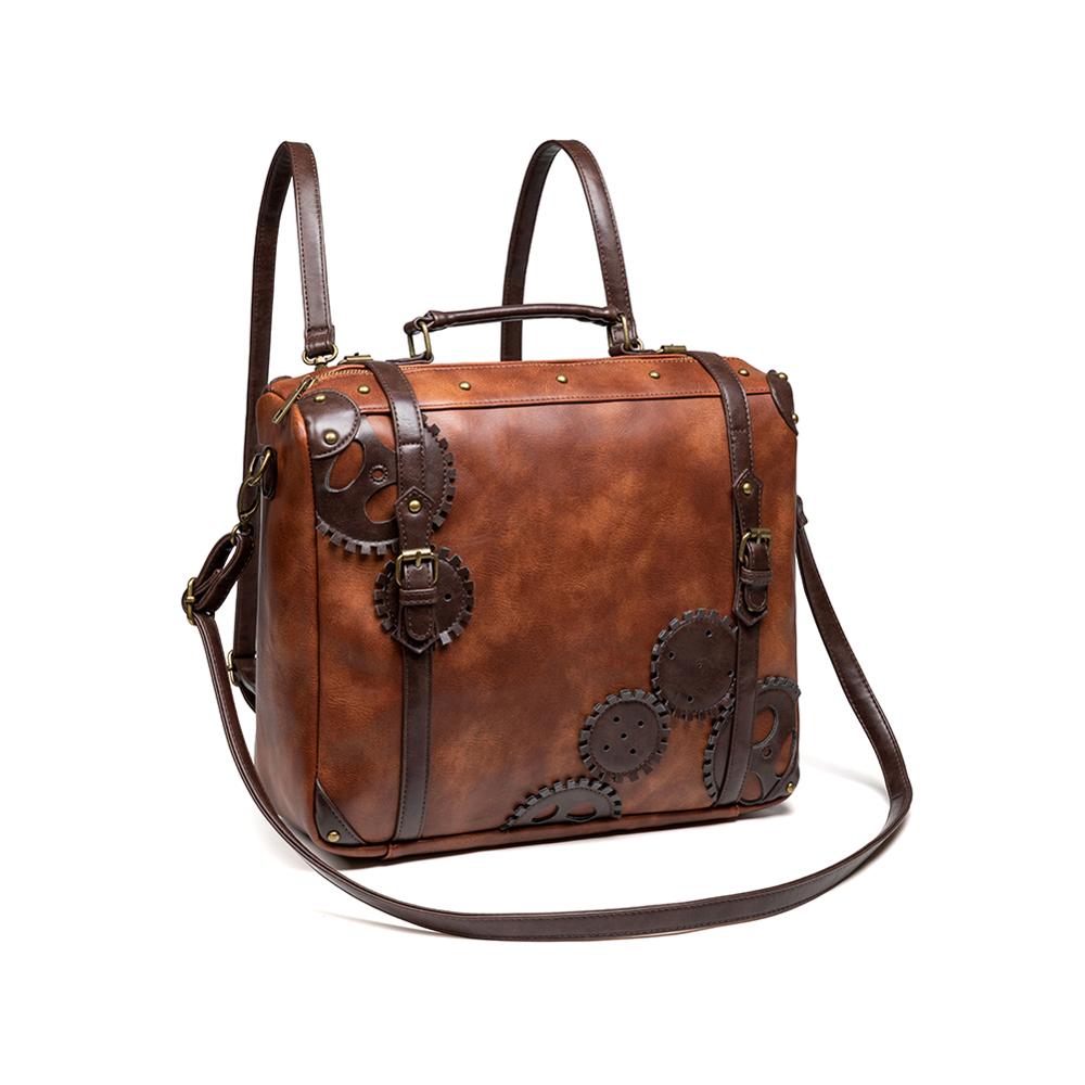 Medieval Retro Style Large-Capacity Contrast Color Bag - Dazpy