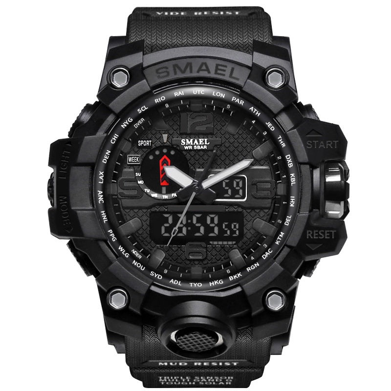 Rugged Sports Watches for Men with Digital and Analogue Display - Dazpy