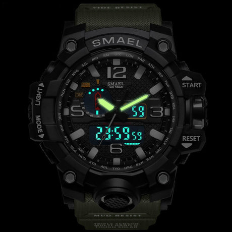 Rugged Sports Watches for Men with Digital and Analogue Display - Dazpy