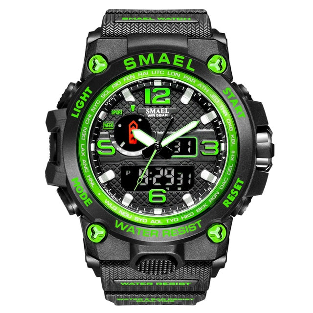 Rugged Sports Watches for Men with Digital and Analogue Display - Dazpy