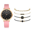 5pcs Woman Quartz Wristwatch with Bracelet - Dazpy