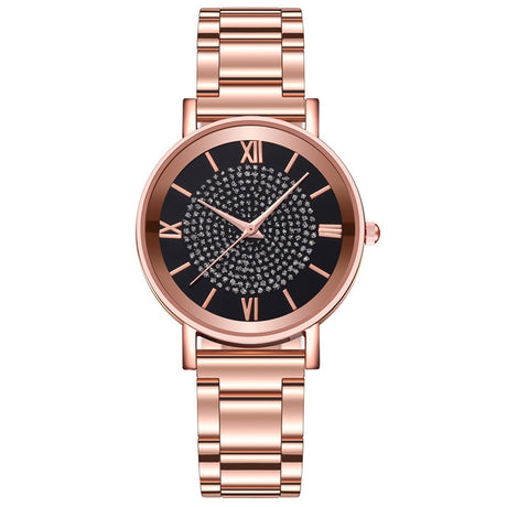 Rose Gold Wrist Watch - Dazpy