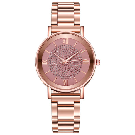 Rose Gold Wrist Watch - Dazpy