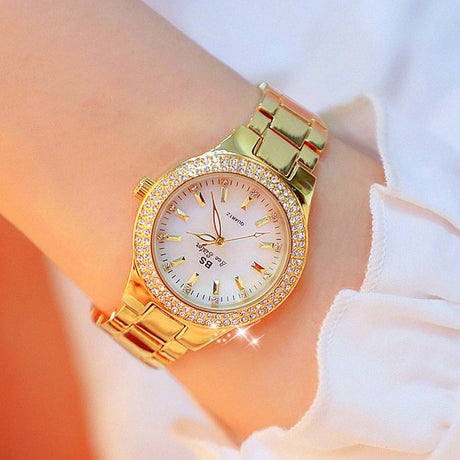 Women's Crystal Patterned Watch - Dazpy