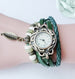 Vintage Dress Watch with Genuine Leather Bracelet - Dazpy