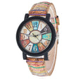 Vintage Women's Leather Quartz Wristwatch - Dazpy