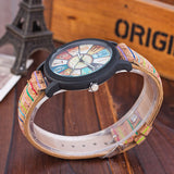 Vintage Women's Leather Quartz Wristwatch - Dazpy