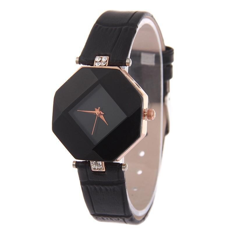 Women's Quartz Watch with Leather Band - Dazpy