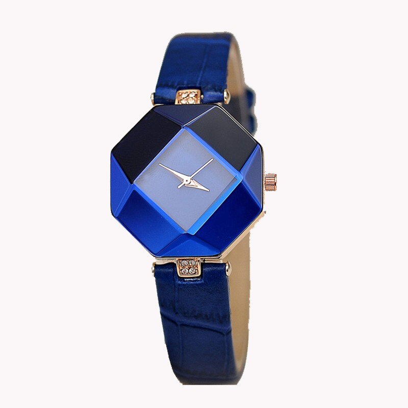 Women's Quartz Watch with Leather Band - Dazpy