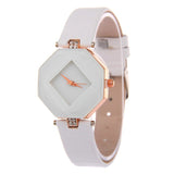 Women's Quartz Watch with Leather Band - Dazpy