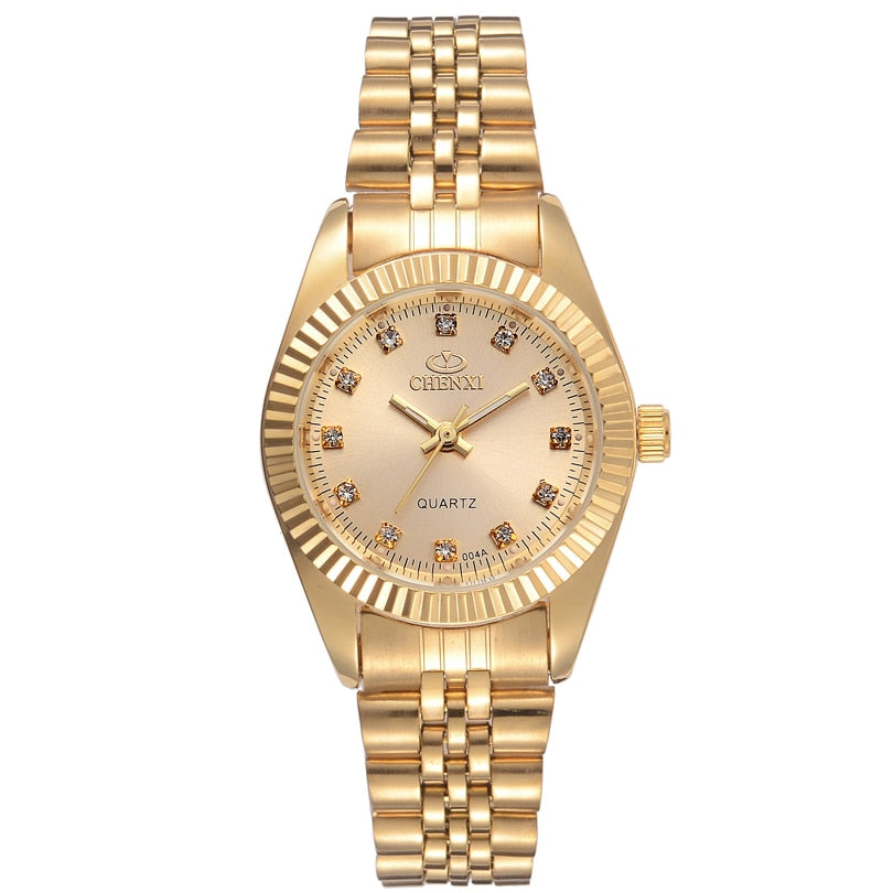 Women's Luxury style Crystal Dial Business Watch - Dazpy