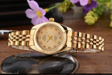 Women's Luxury style Crystal Dial Business Watch - Dazpy