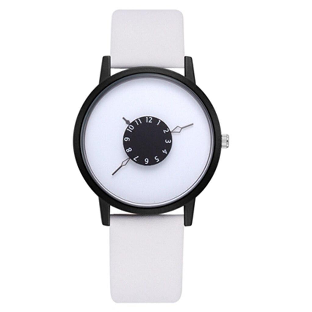 Women's Casual Minimalist Leather Wrist Watch - Dazpy