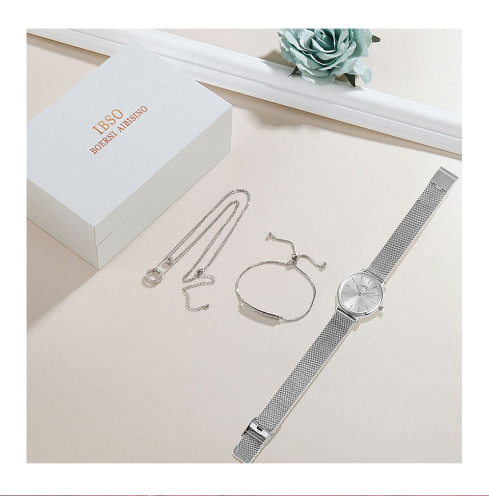 Women's Quartz Watch Gift Set - Dazpy