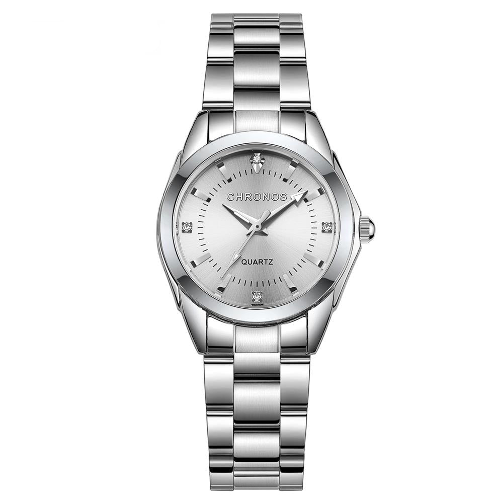 Women's Luxury Stainless Steel Quartz Watch - Dazpy