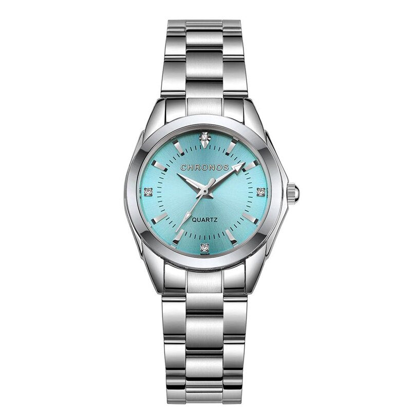 Women's Luxury Stainless Steel Quartz Watch - Dazpy