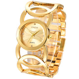 Women's Wide Bracelet Quartz Watches - Dazpy