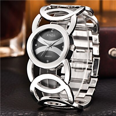 Women's Wide Bracelet Quartz Watches - Dazpy