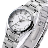 Women's Casual Round Steel Quartz Watch - Dazpy