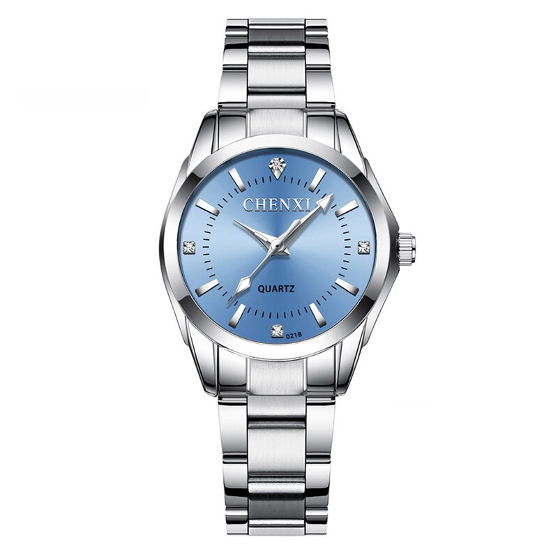 Women's Casual Round Steel Quartz Watch - Dazpy