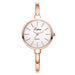 Women's Elegant Wristwatch with Thin Metal Band - Dazpy