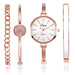 Women's Elegant Wristwatch with Thin Metal Band - Dazpy