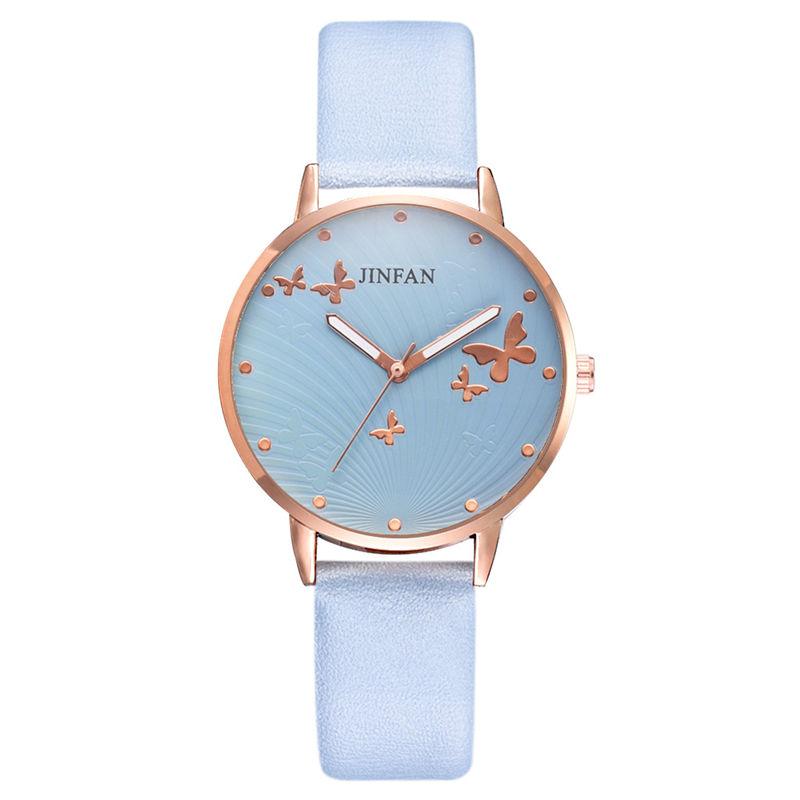 Butterfly Designed Dial Women's Quartz Watch - Dazpy