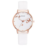 Butterfly Designed Dial Women's Quartz Watch - Dazpy