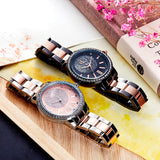 Women's Rhinestone Decor Quartz Wristwatches - Dazpy