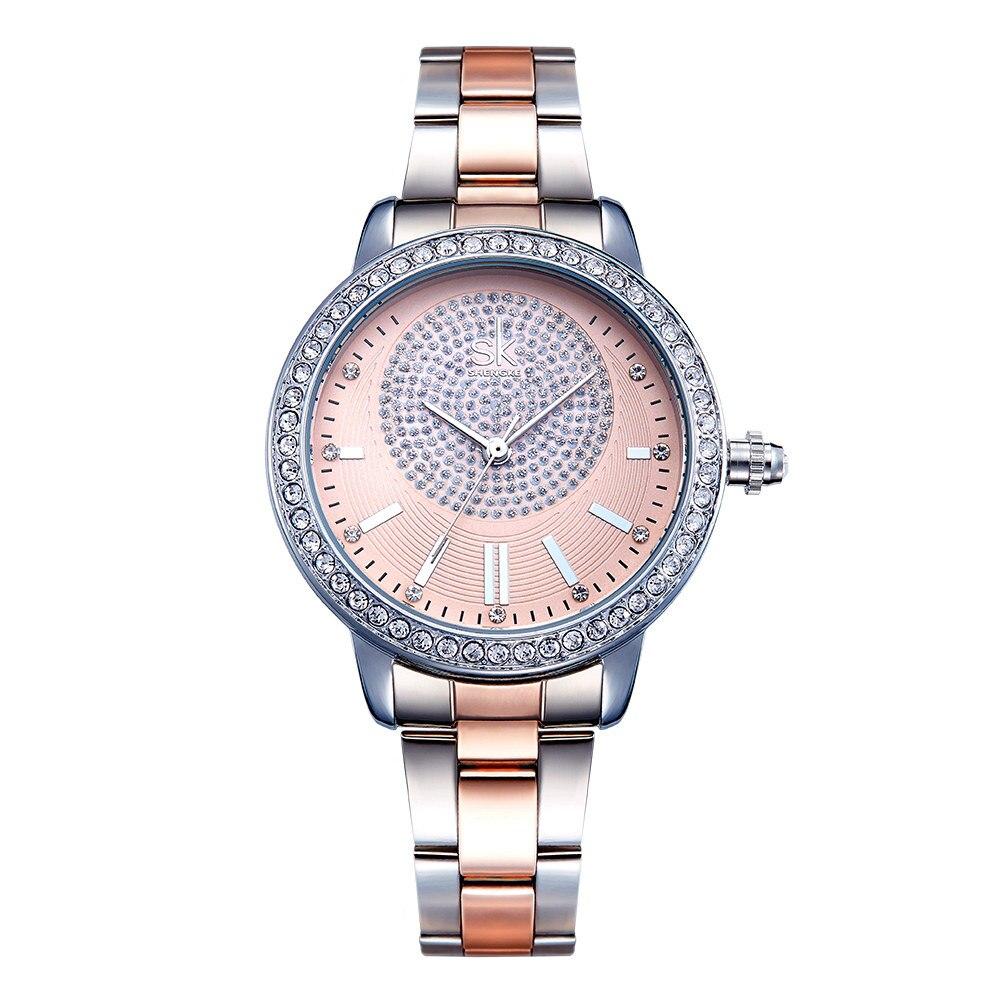 Women's Rhinestone Decor Quartz Wristwatches - Dazpy