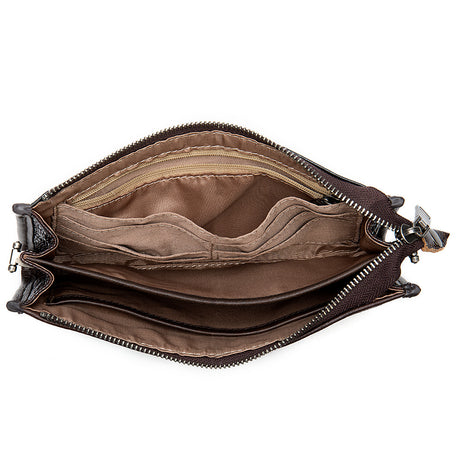 Soft leather stitching embossed clutch envelope - Dazpy