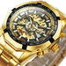 Cool Men's Skeleton Automatic Mechanical Watch - Dazpy