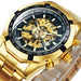 Cool Men's Skeleton Automatic Mechanical Watch - Dazpy