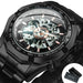 Cool Men's Skeleton Automatic Mechanical Watch - Dazpy