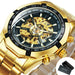 Cool Men's Skeleton Automatic Mechanical Watch - Dazpy