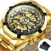 Cool Men's Skeleton Automatic Mechanical Watch - Dazpy