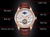 Men's Retro Style Leather Watch - Dazpy